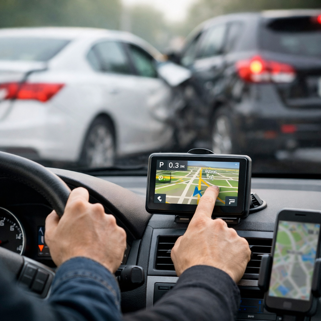 gps distraction risks while driving