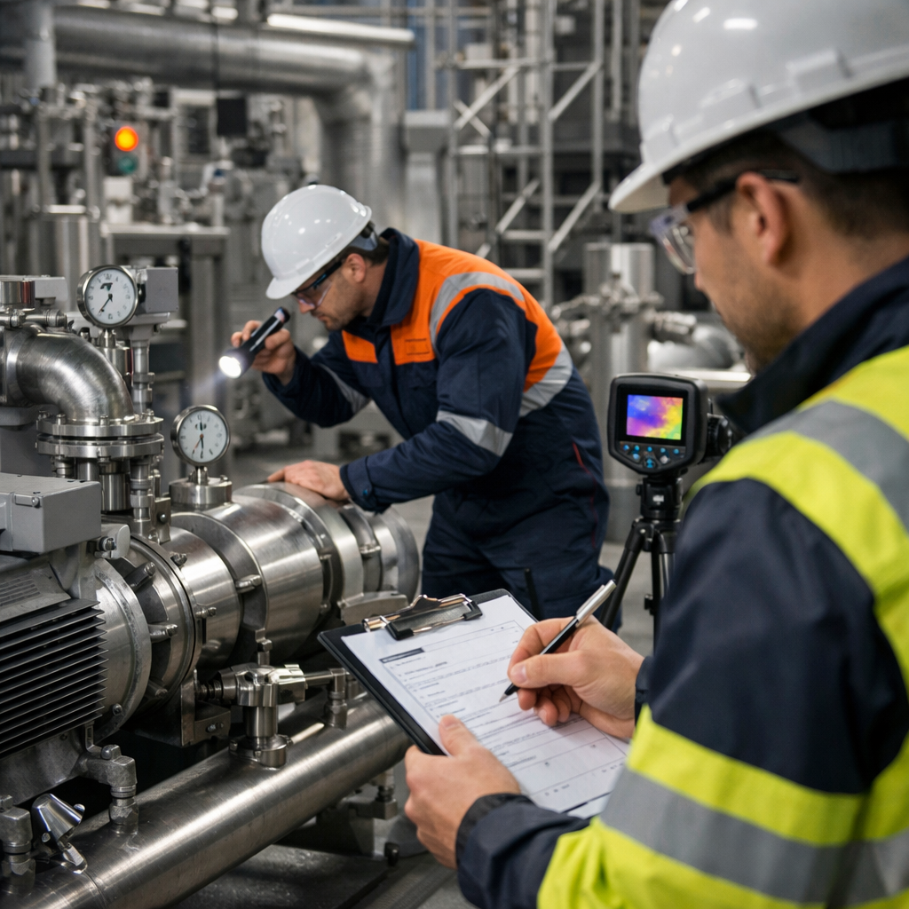 industrial equipment inspection routines