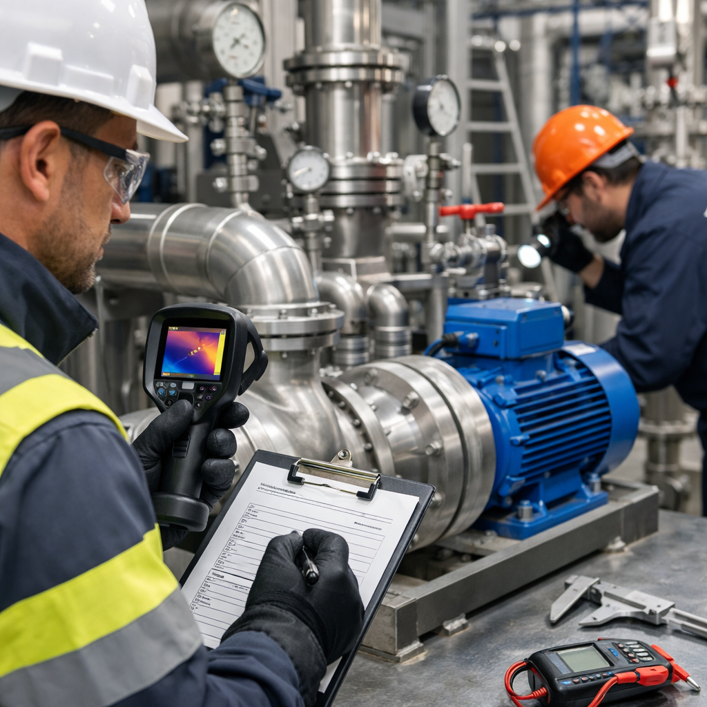 industrial equipment inspection routines