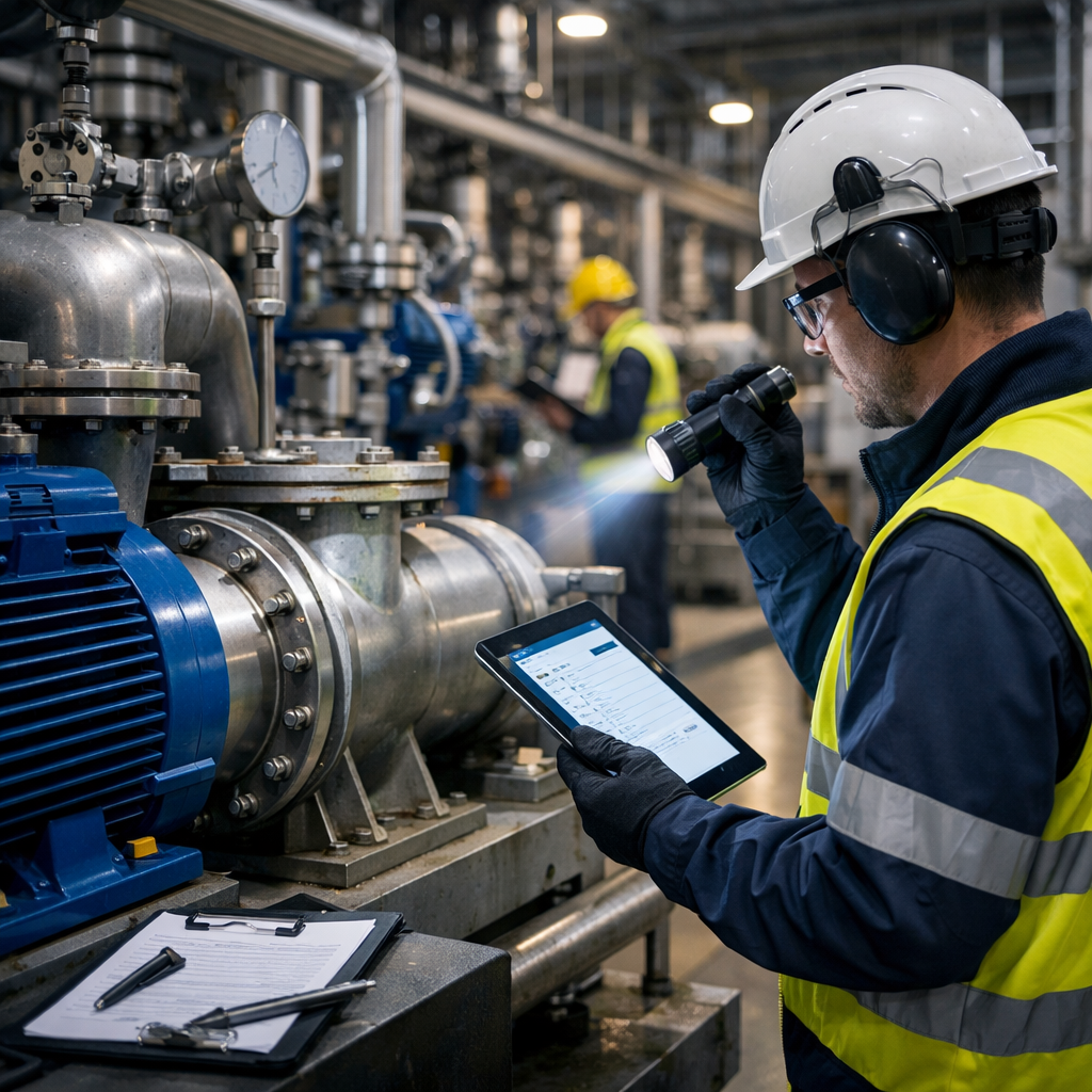 industrial equipment inspection routines