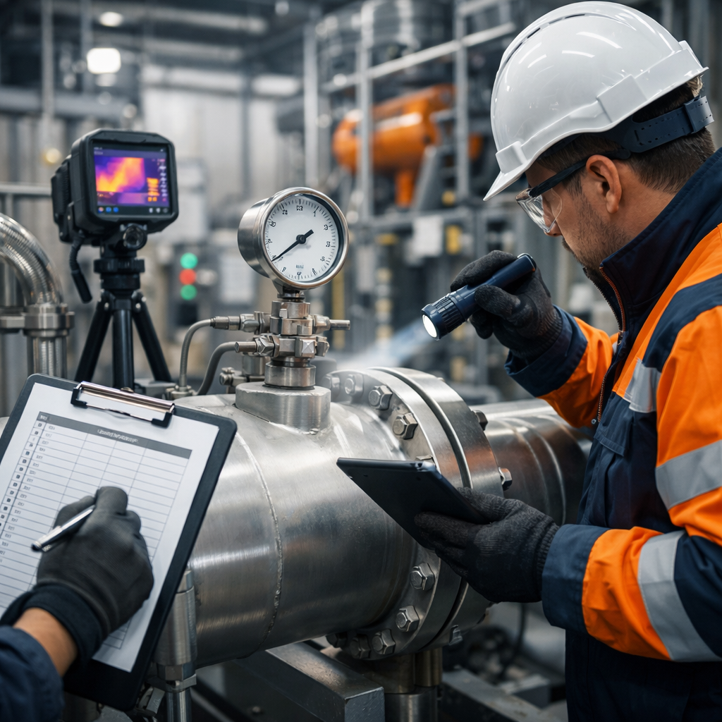industrial equipment inspection routines