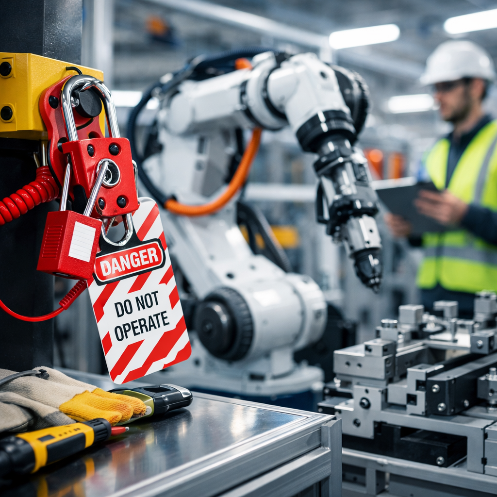 lockout procedures for robotics