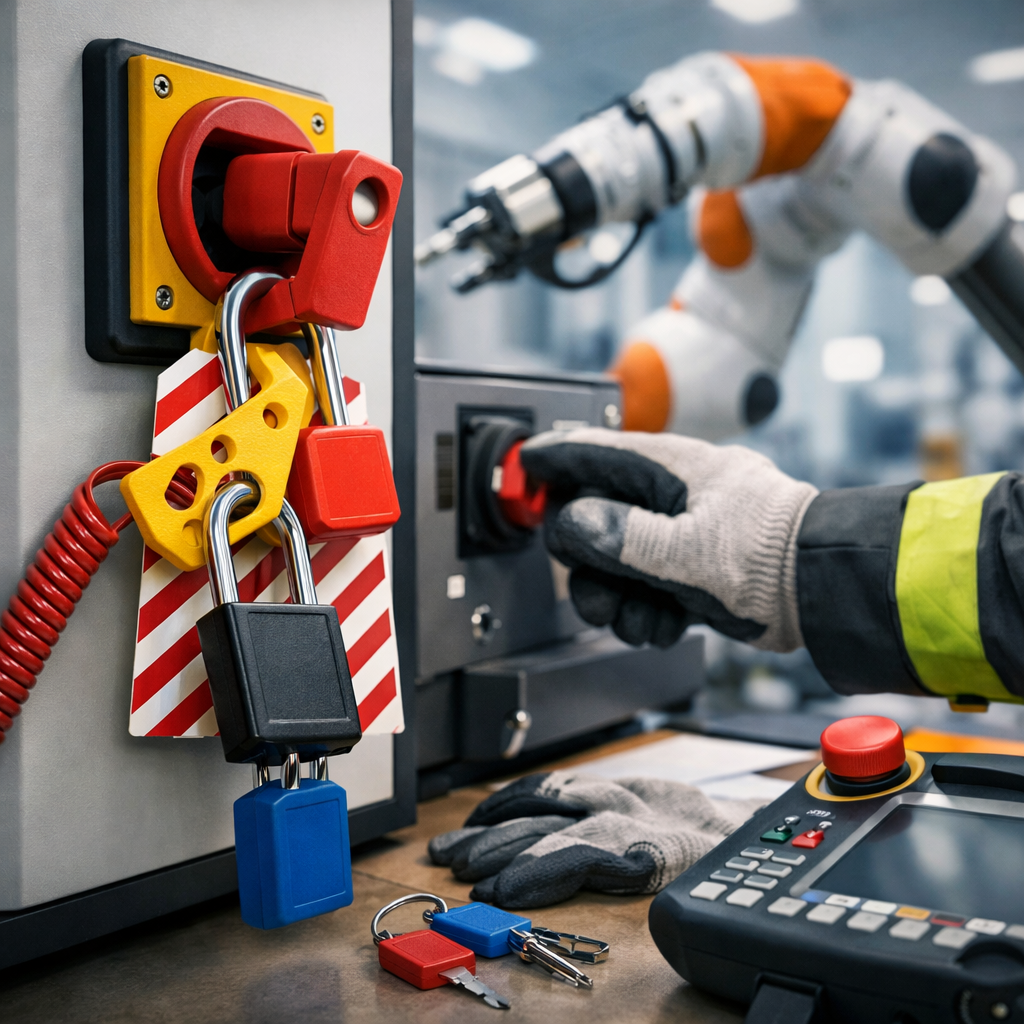 lockout procedures for robotics