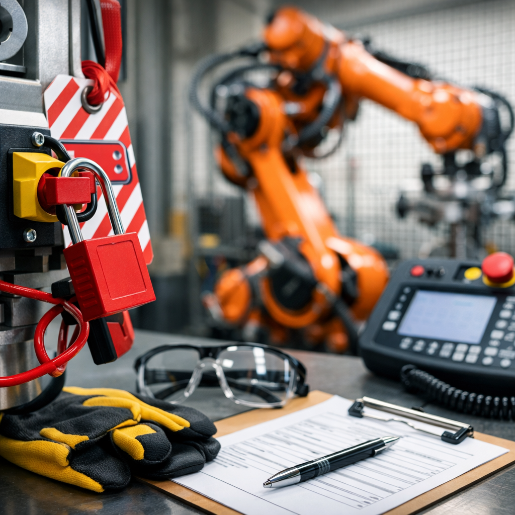 lockout procedures for robotics