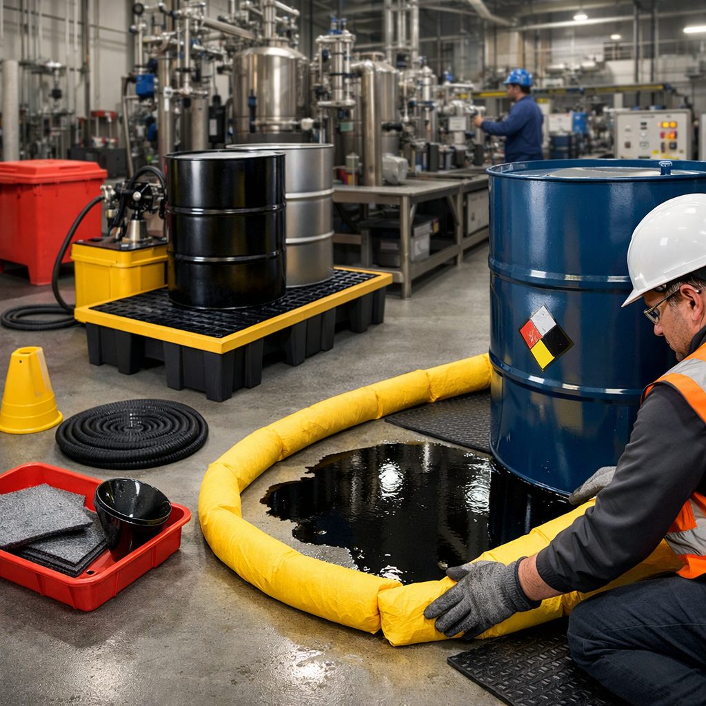 oil spill prevention in factories