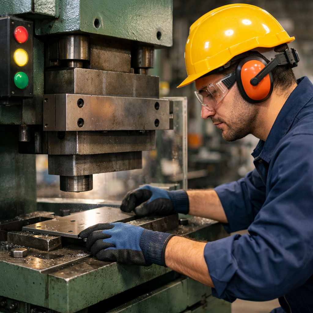 working with press machines safely