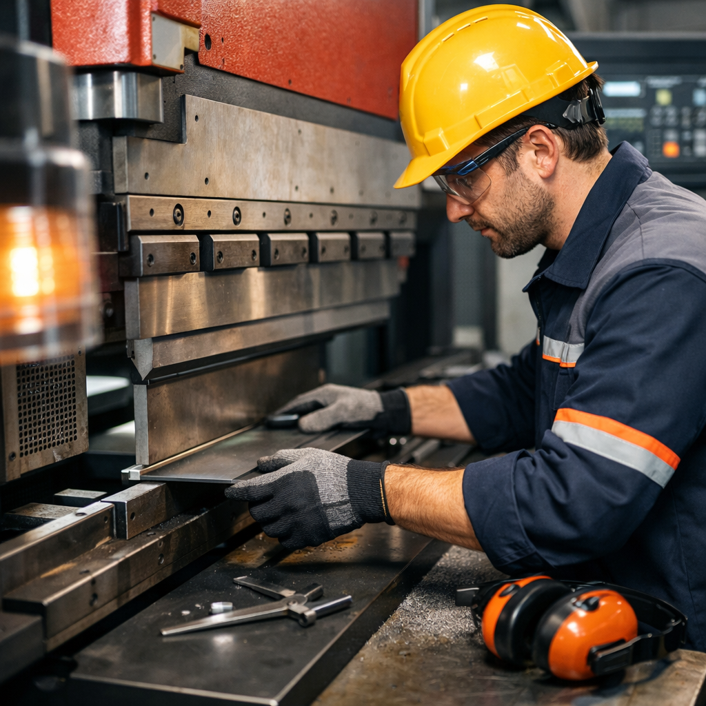 working with press machines safely