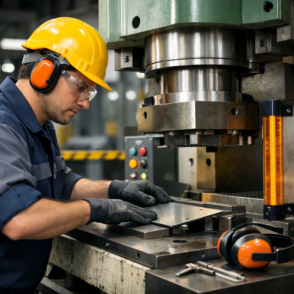 working with press machines safely