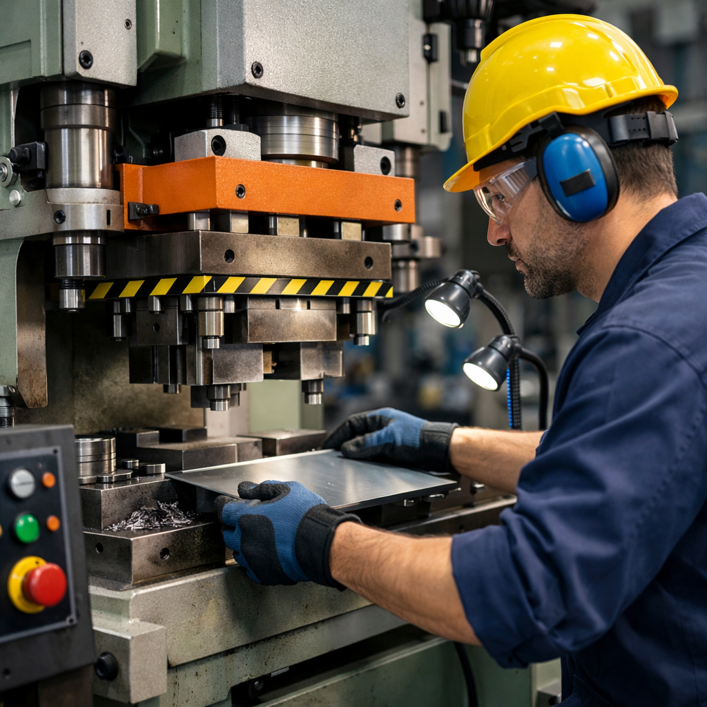 working with press machines safely
