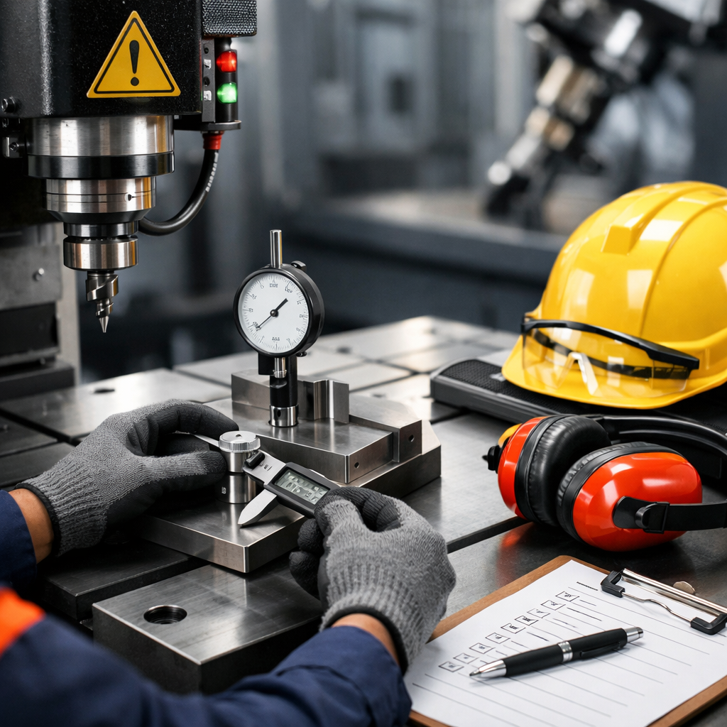 machine calibration safety checks