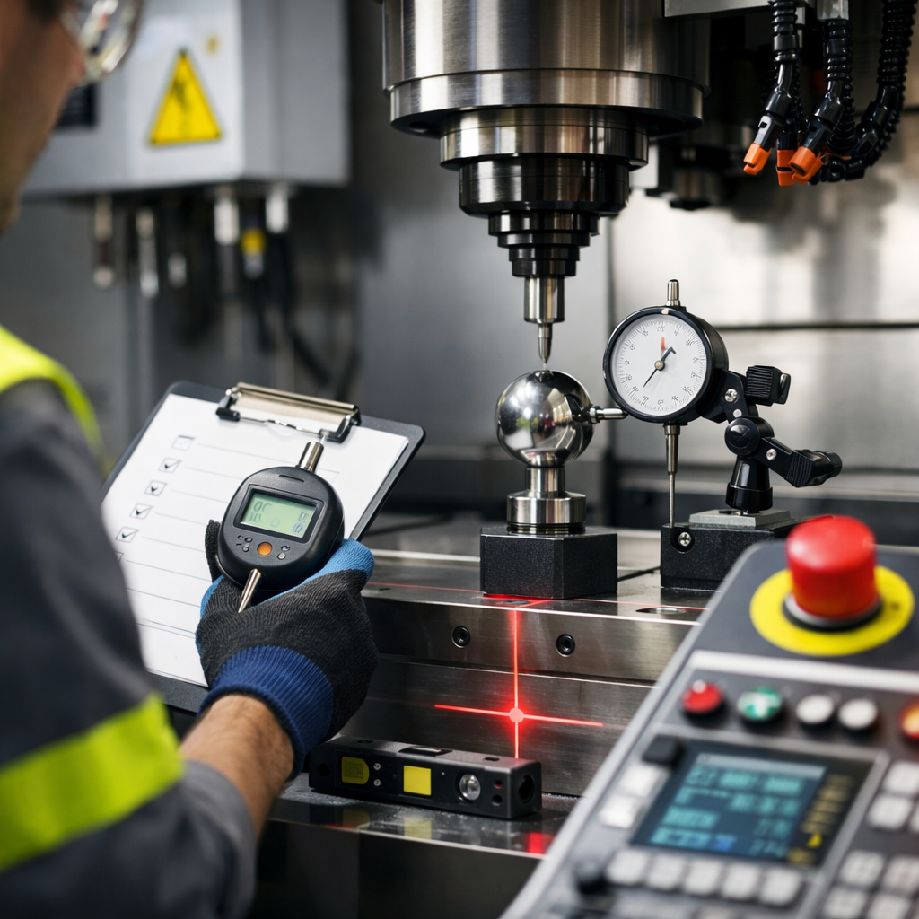 machine calibration safety checks