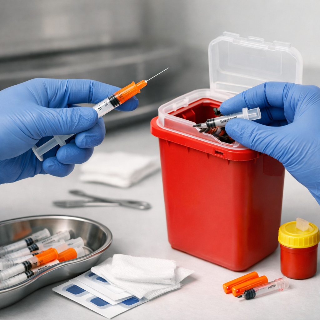 safe needle handling procedures