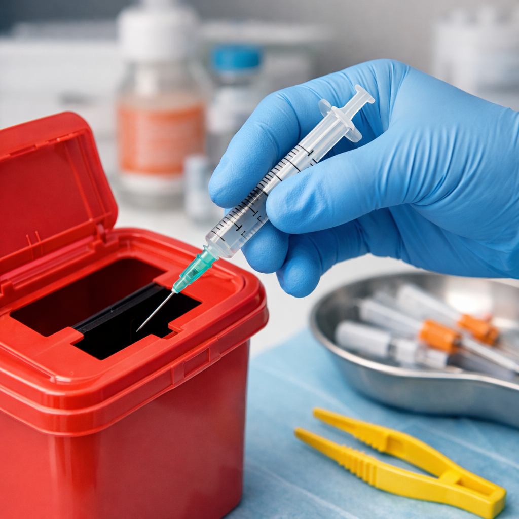safe needle handling procedures