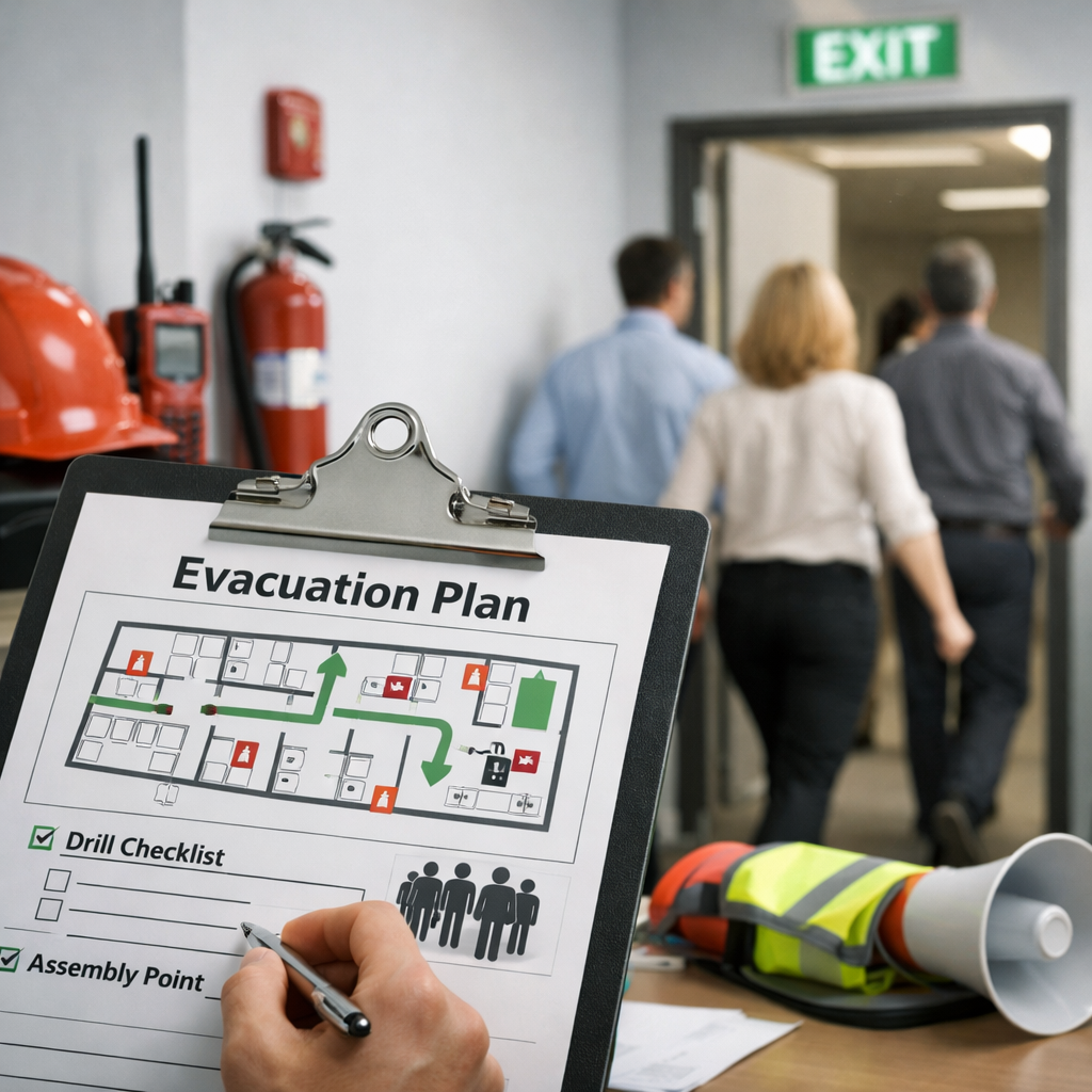 office evacuation drill planning