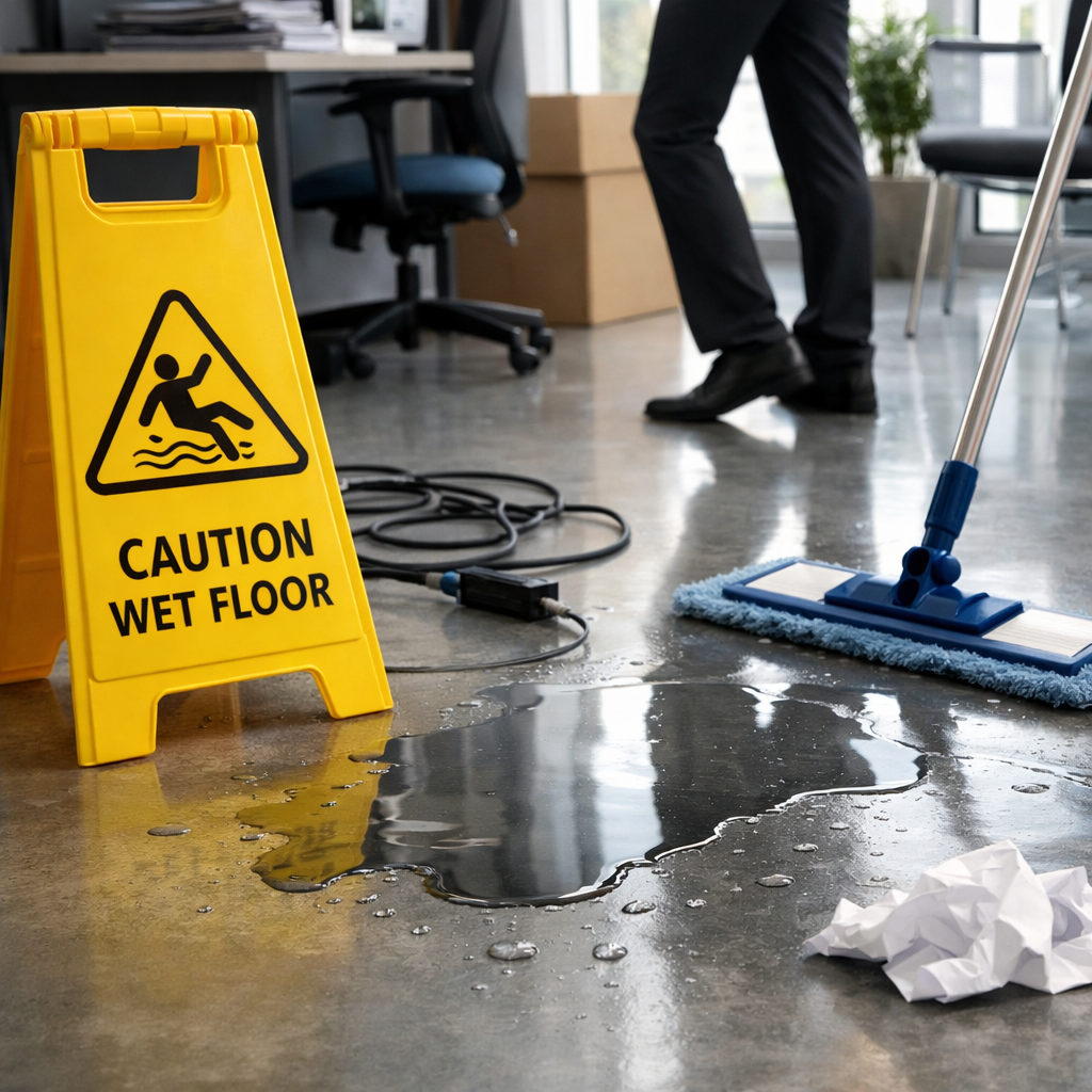 preventing office slip hazards