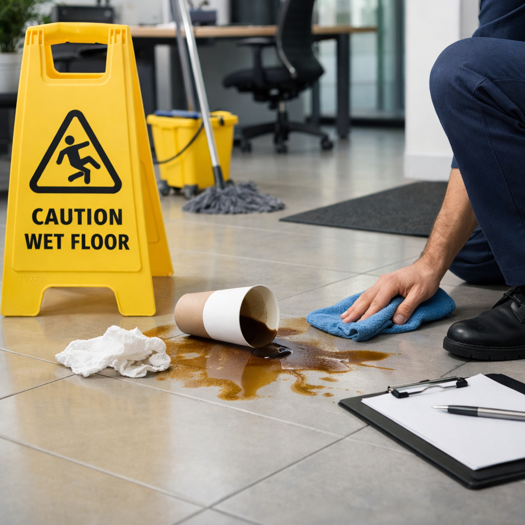 preventing office slip hazards