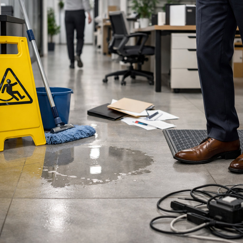 preventing office slip hazards