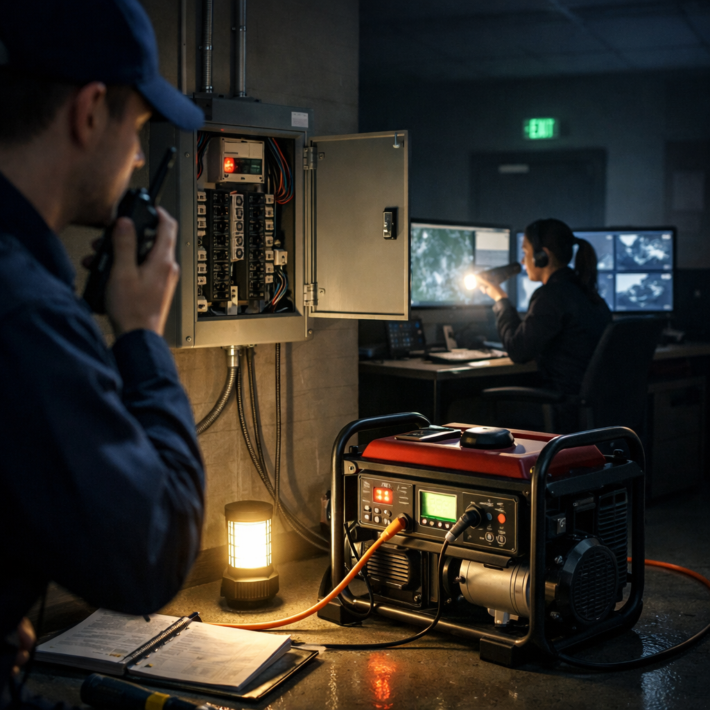 emergency power failure response