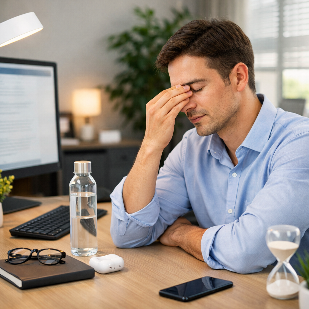 preventing eye strain at work