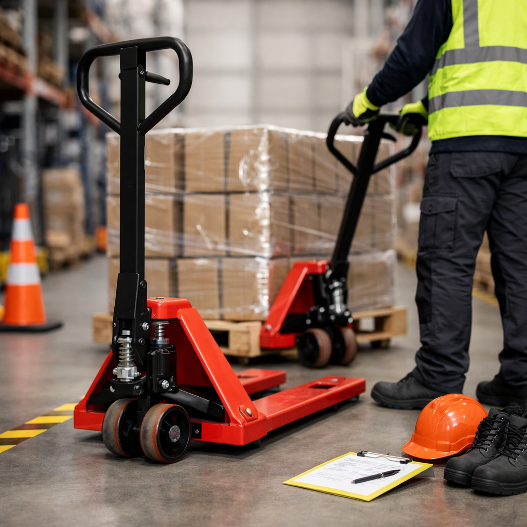 safe use of hand pallet trucks