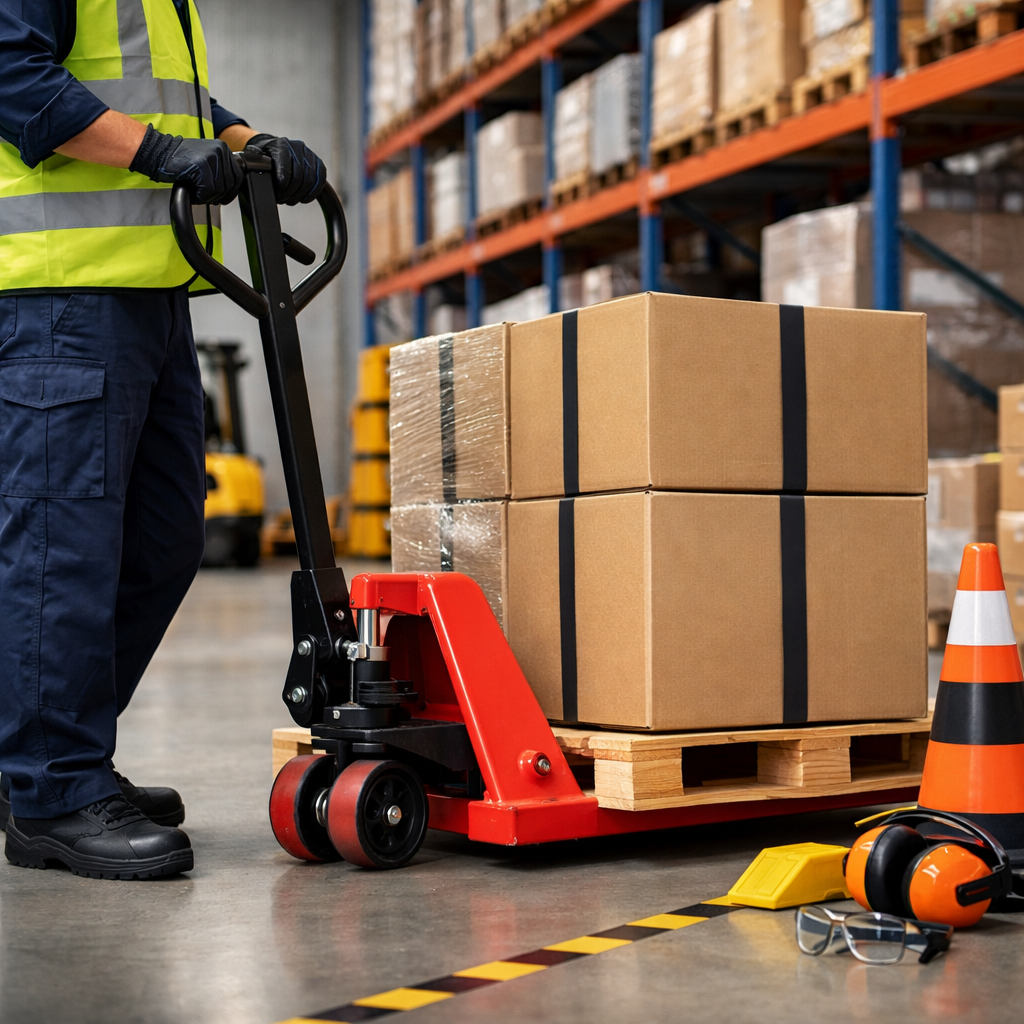 safe use of hand pallet trucks