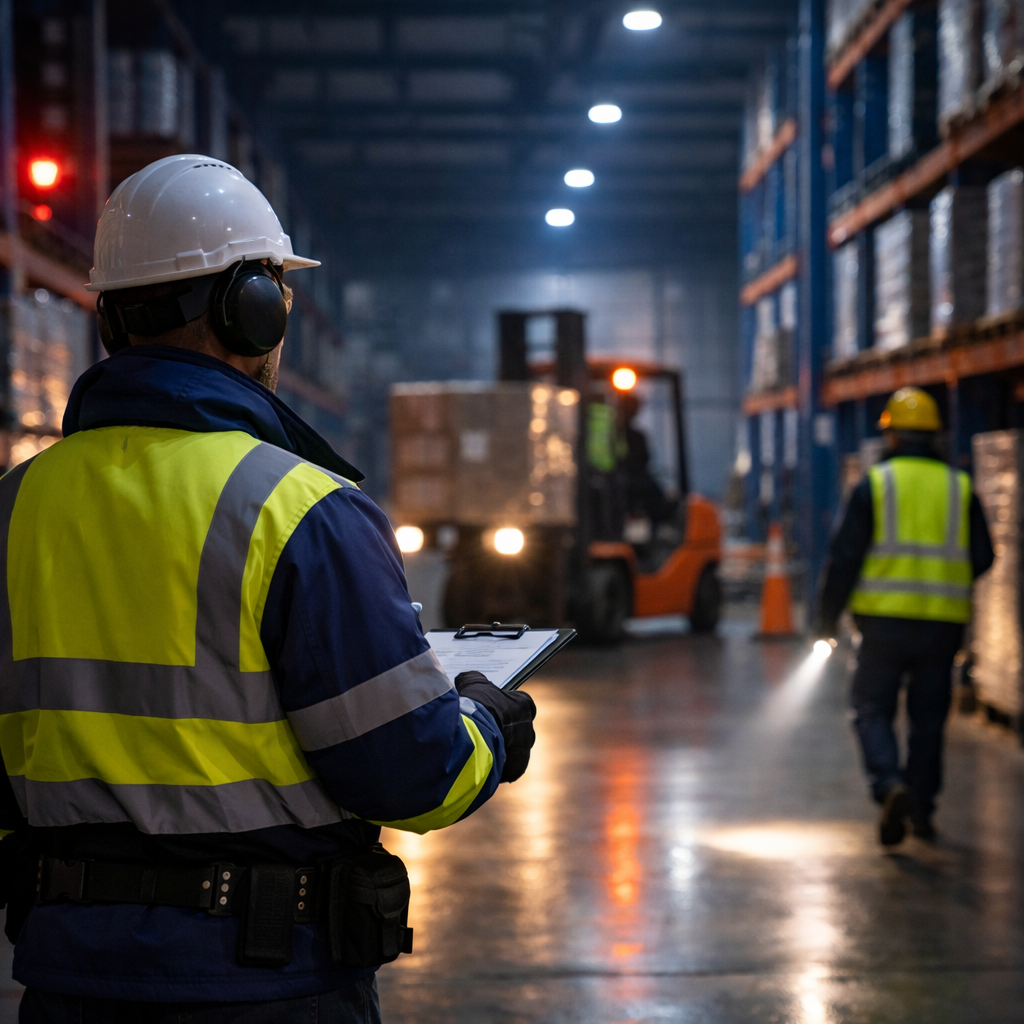 warehouse night shift safety