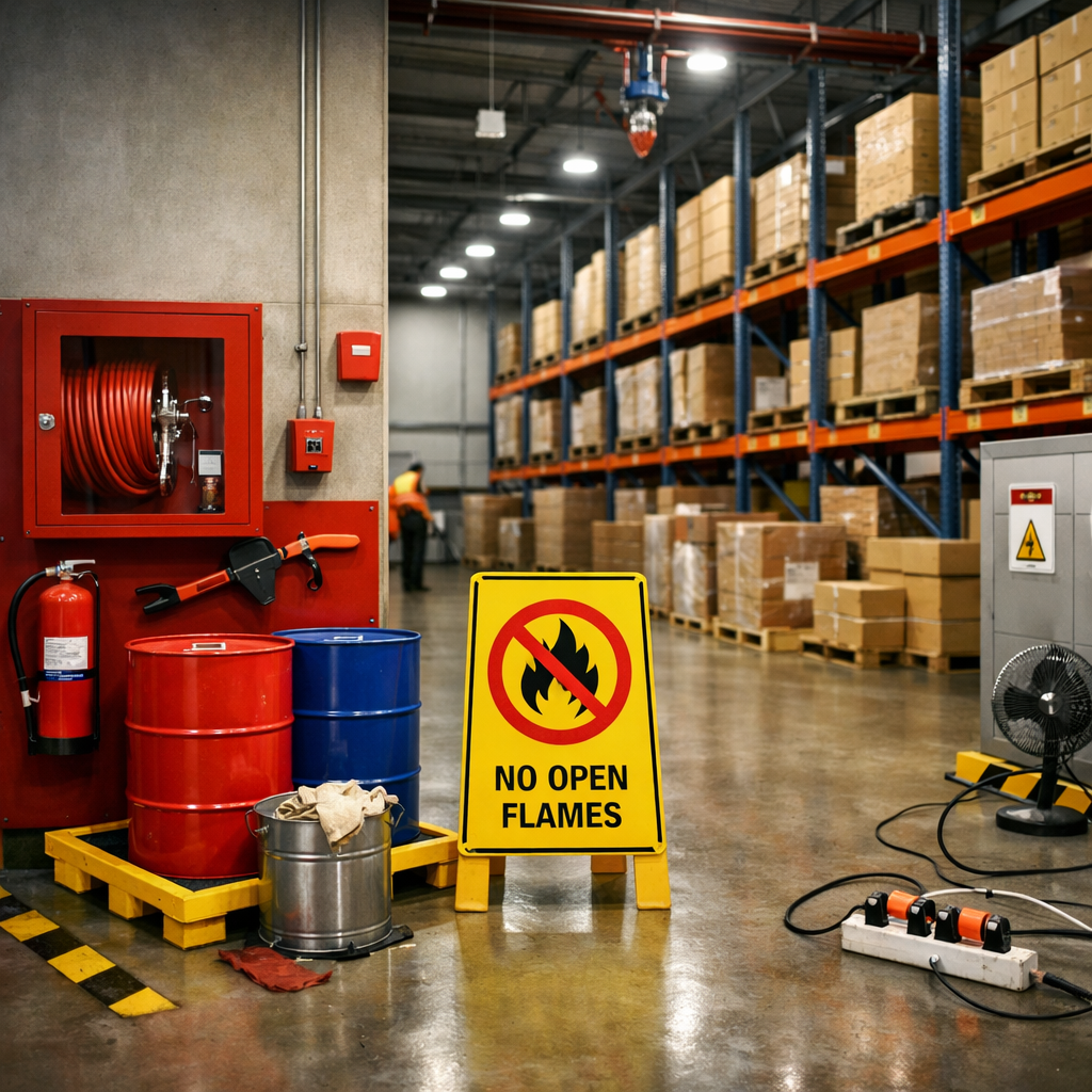 warehouse fire hazard prevention
