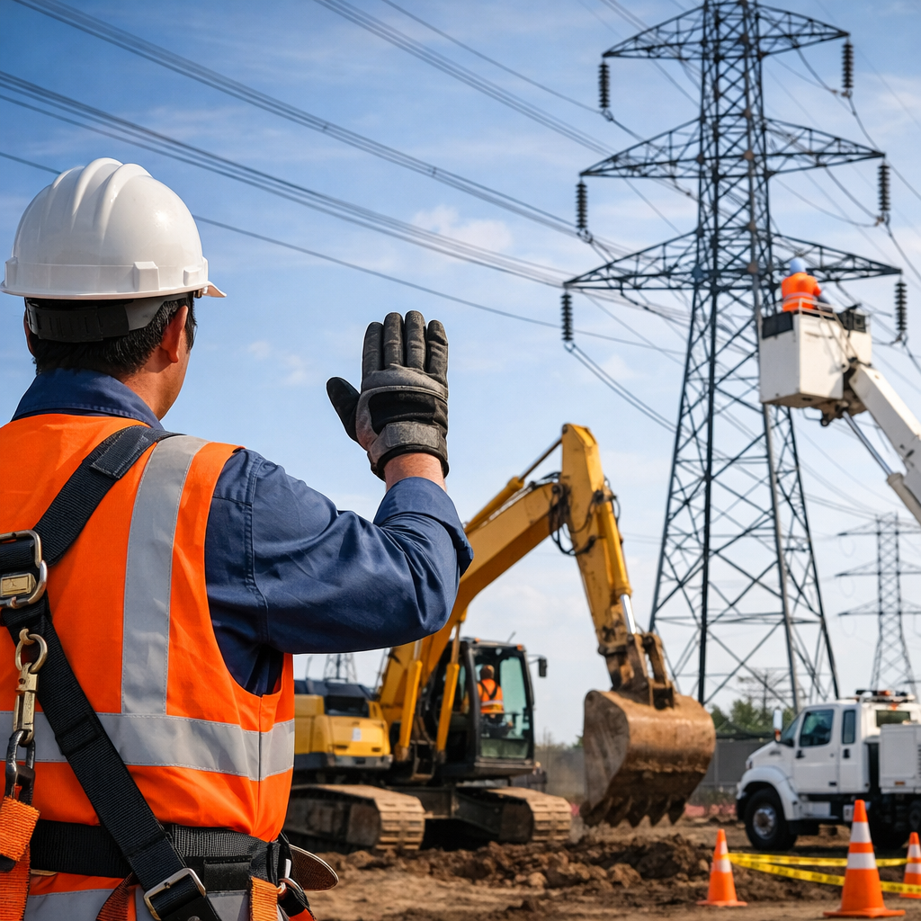 working near power lines safety