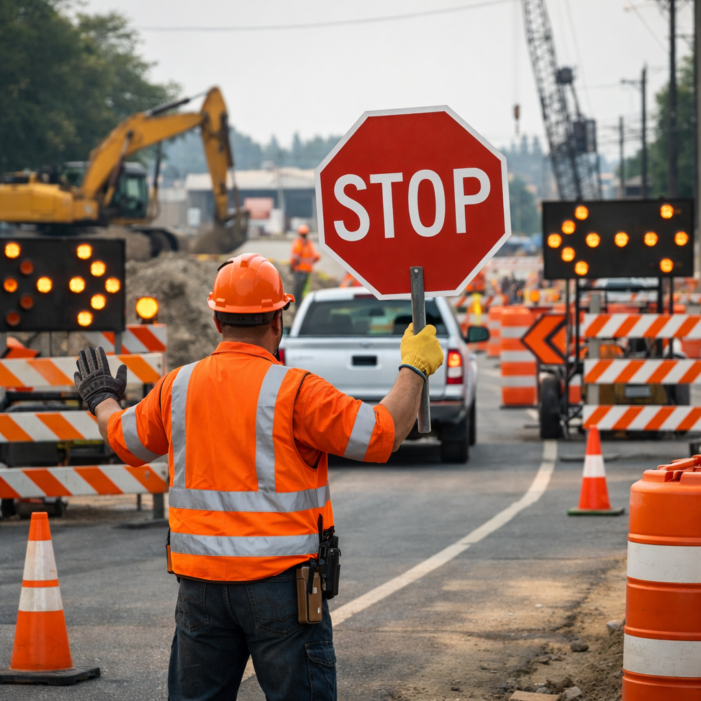 construction site traffic control