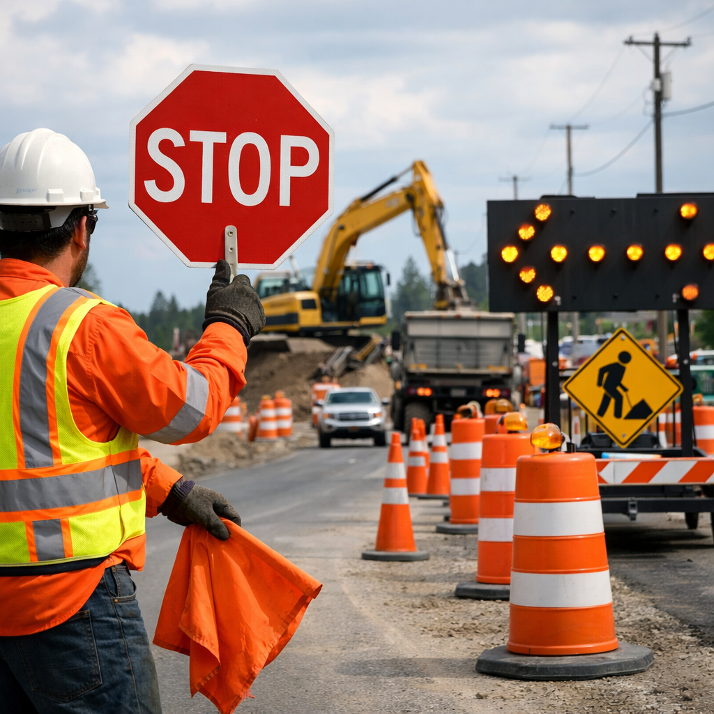 construction site traffic control