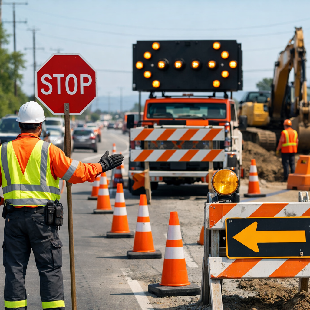 construction site traffic control