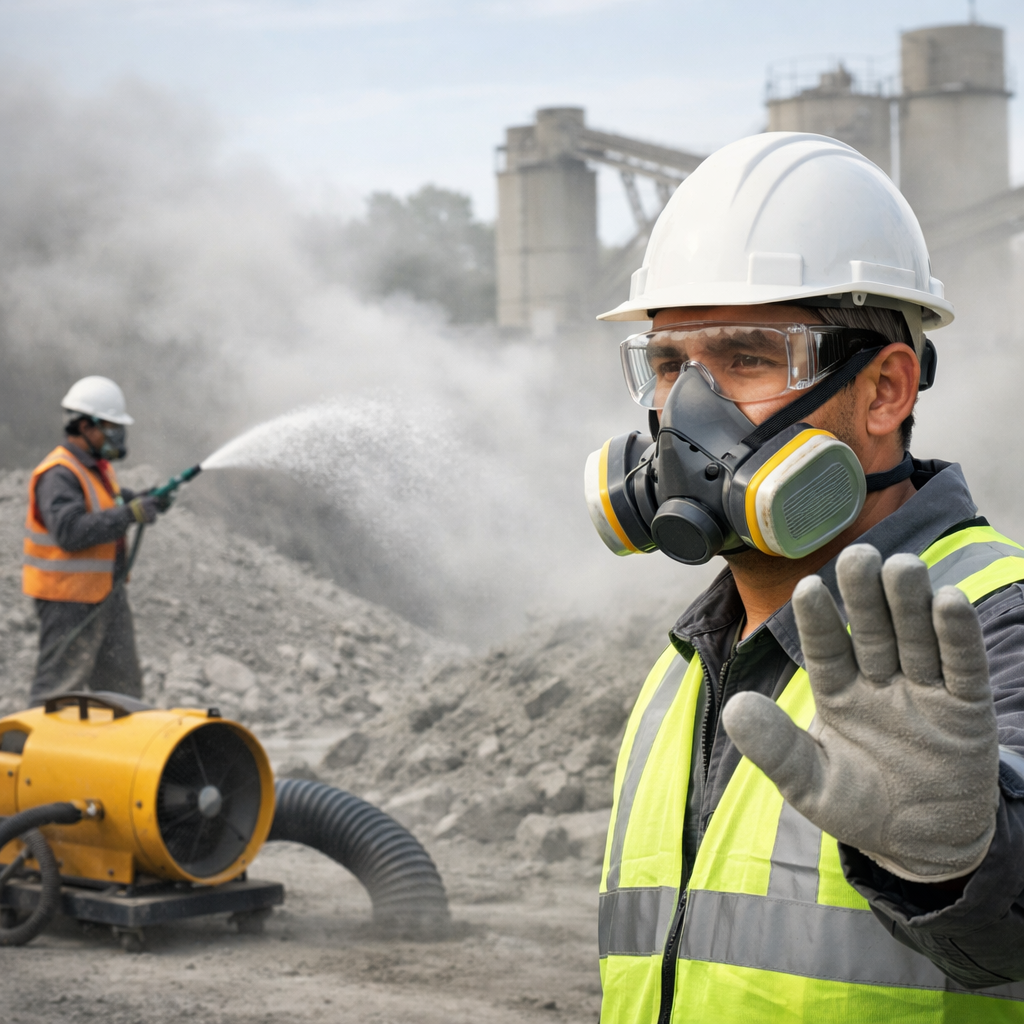 cement dust exposure prevention