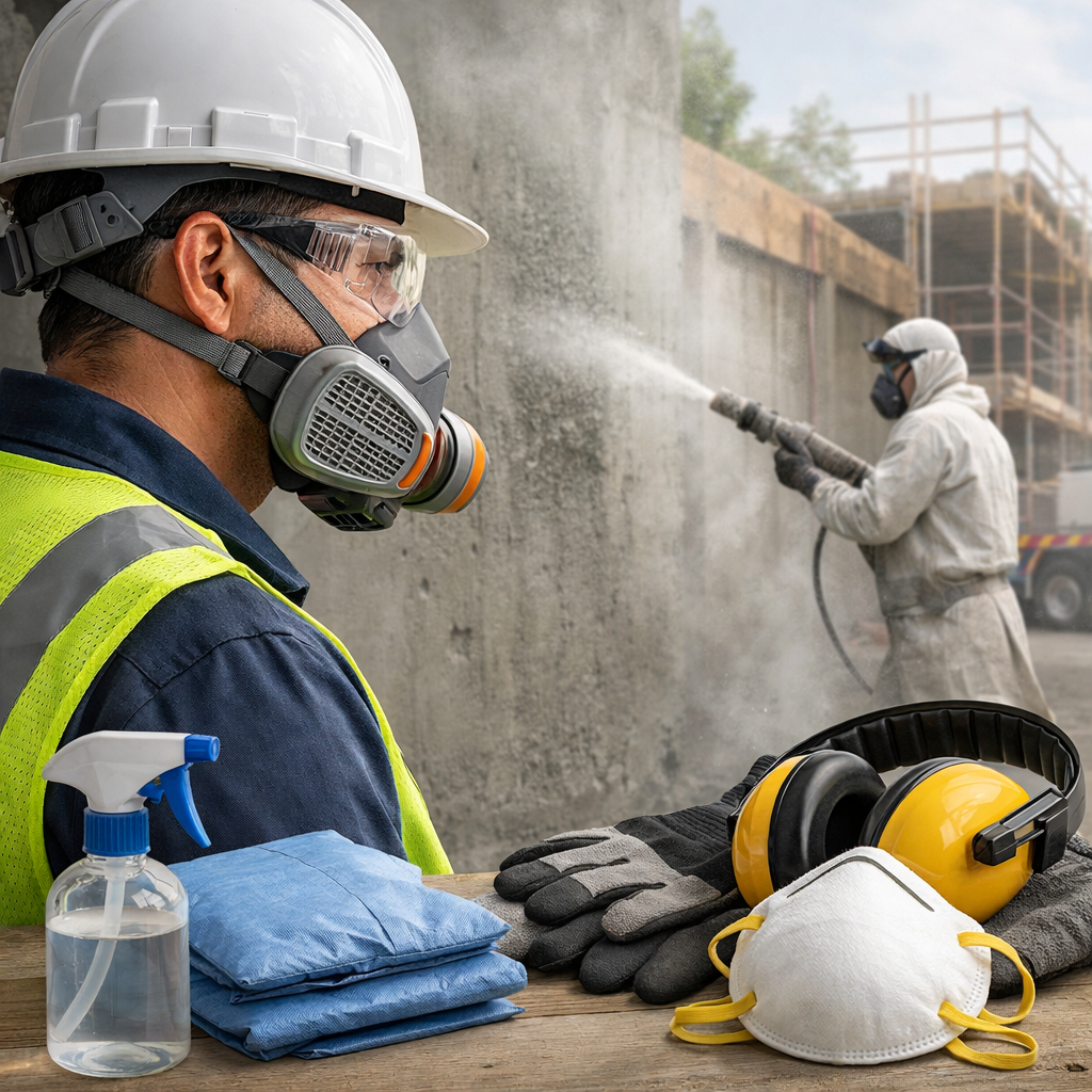 cement dust exposure prevention