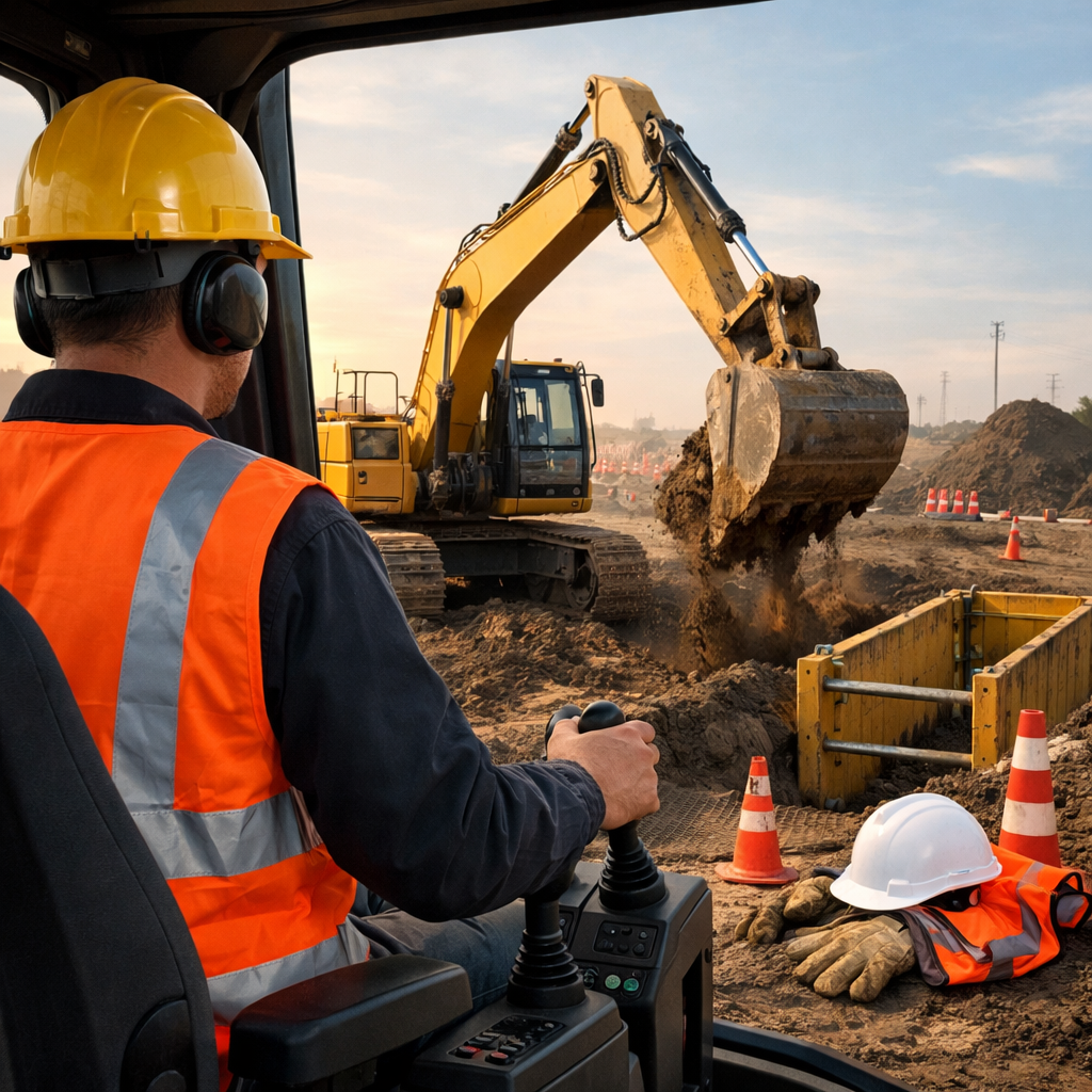 excavator operation safety tips