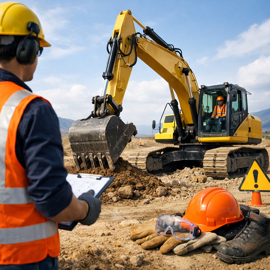 excavator operation safety tips