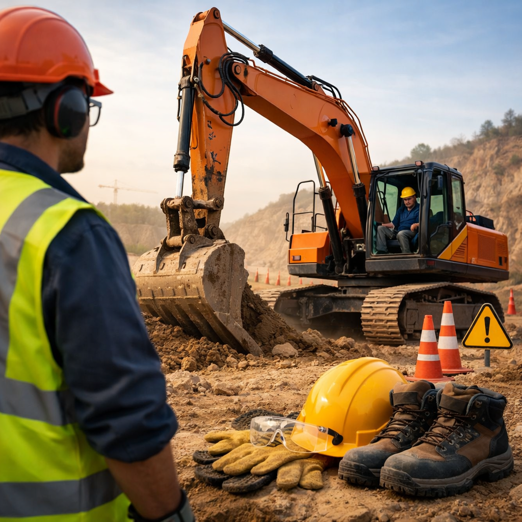 excavator operation safety tips