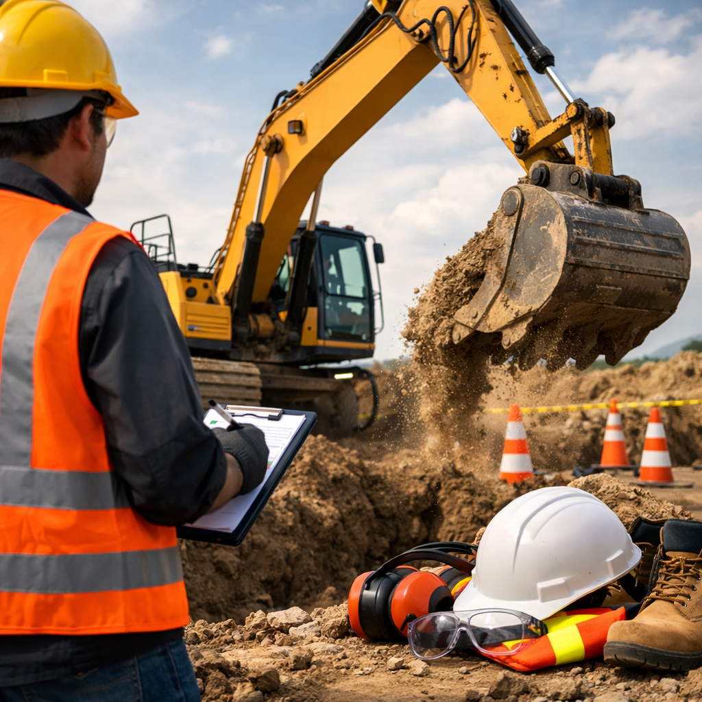 excavator operation safety tips