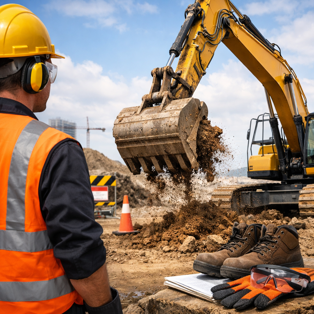 excavator operation safety tips