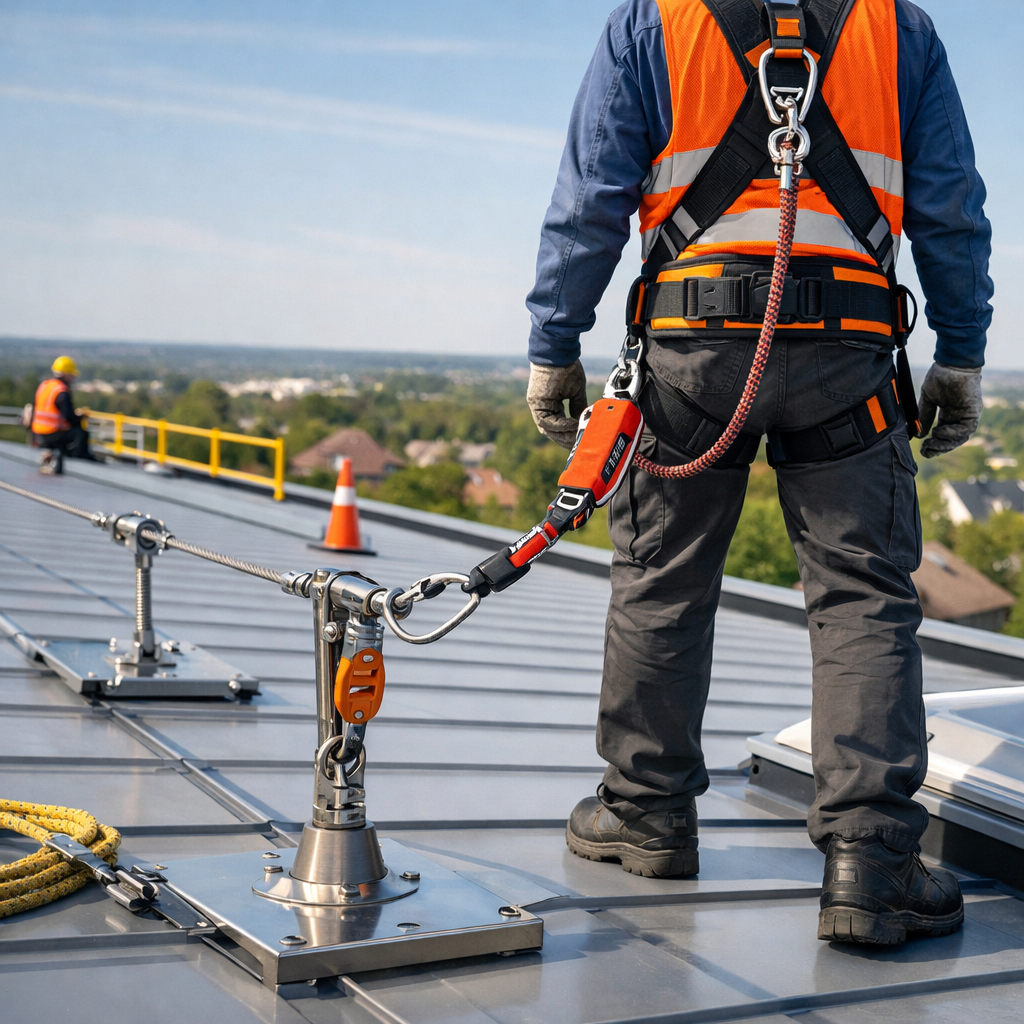 roofing fall protection systems