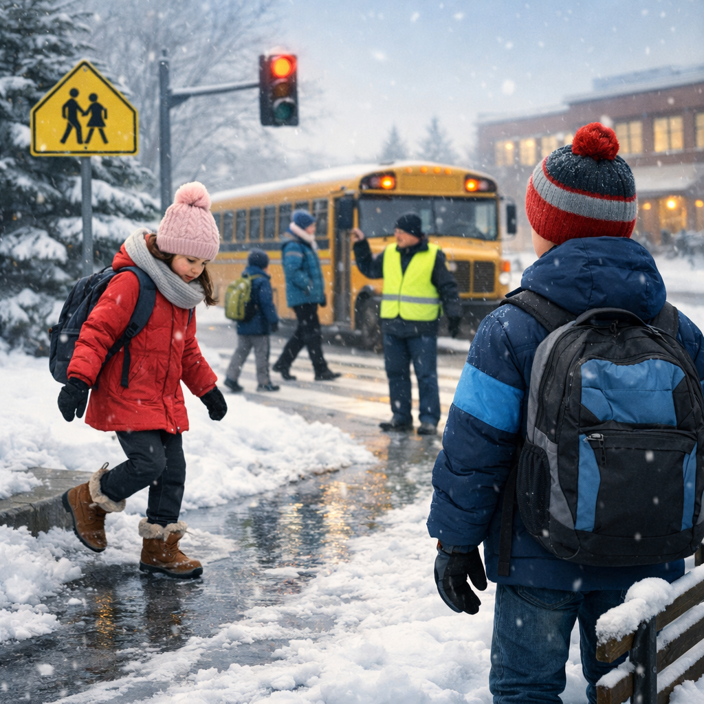 winter safety for students