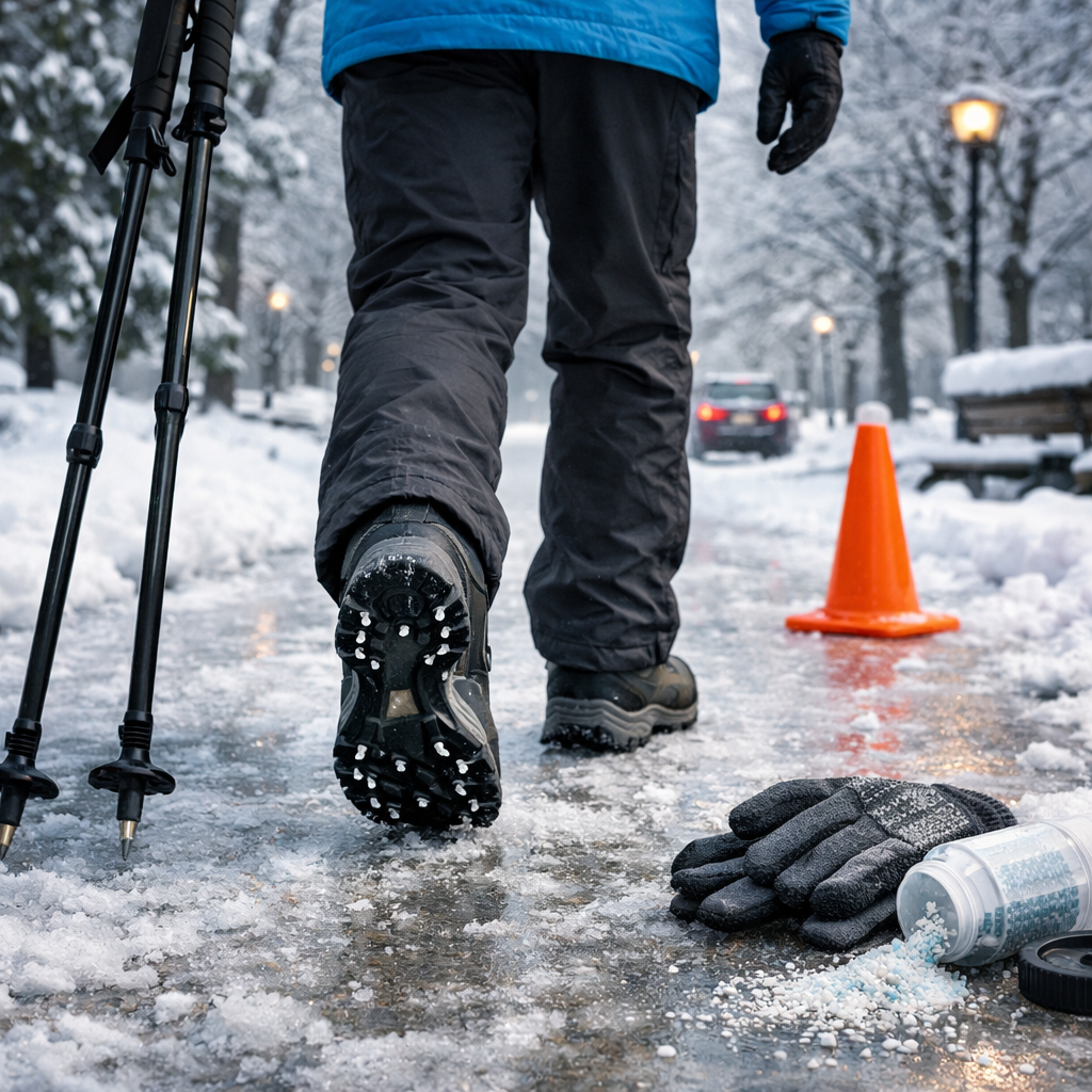 winter walking safety