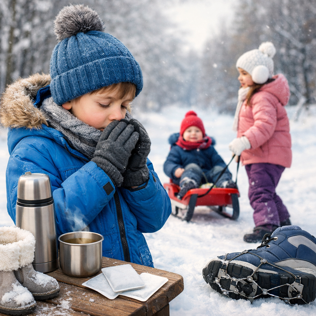 cold weather safety for kids