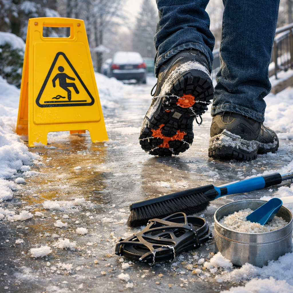 icy sidewalk safety