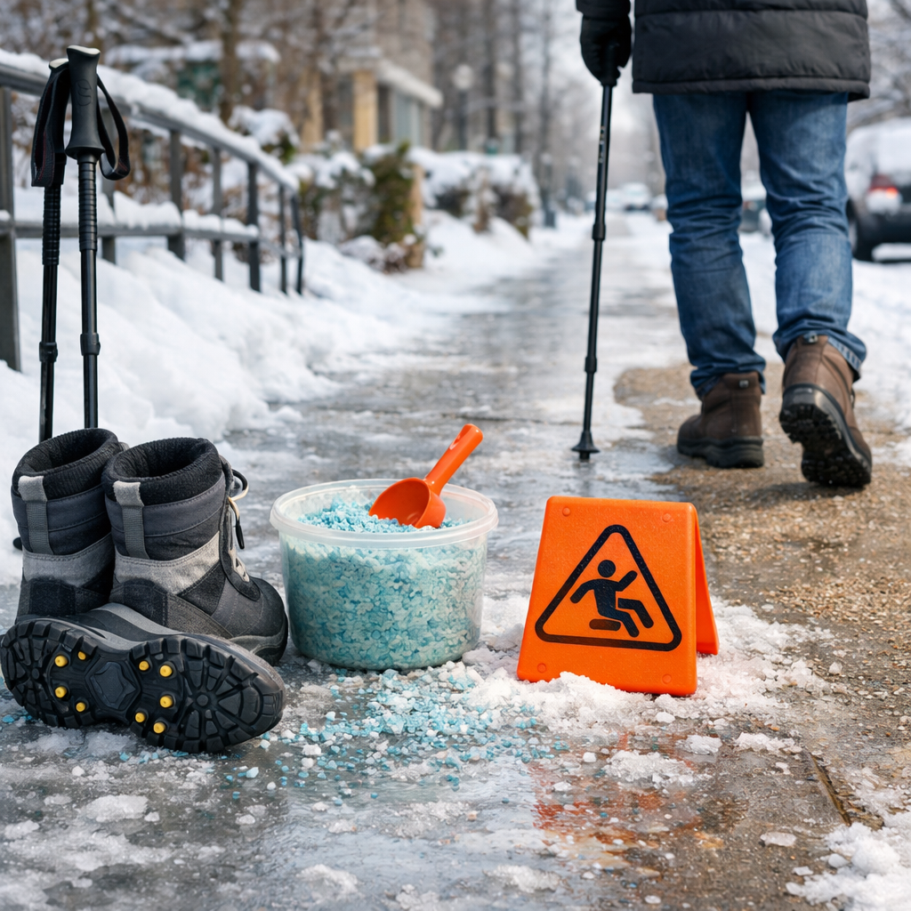 icy sidewalk safety