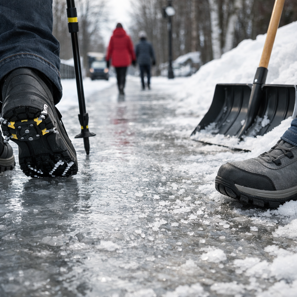 icy sidewalk safety