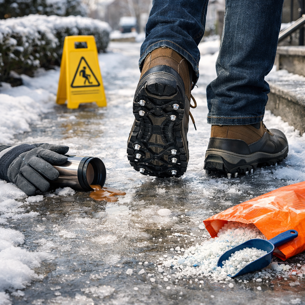 icy sidewalk safety