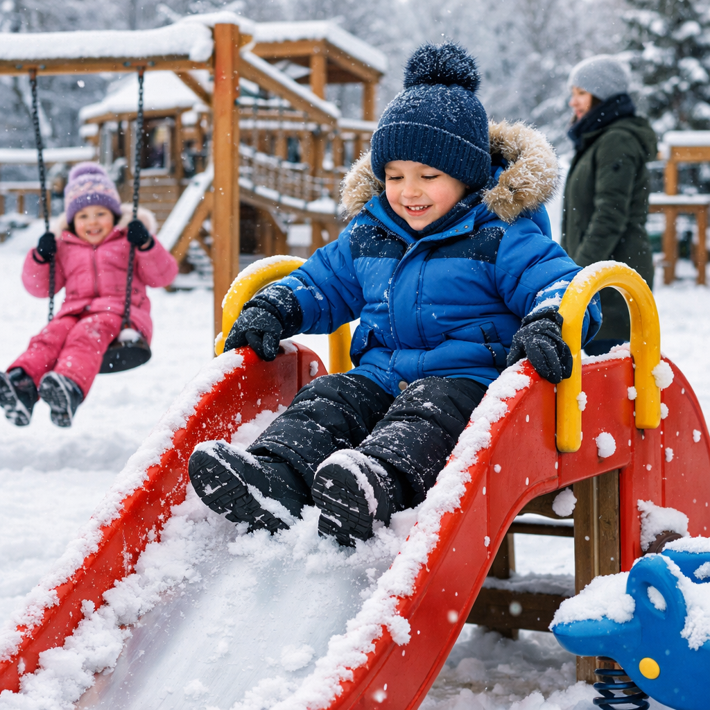 winter playground safety
