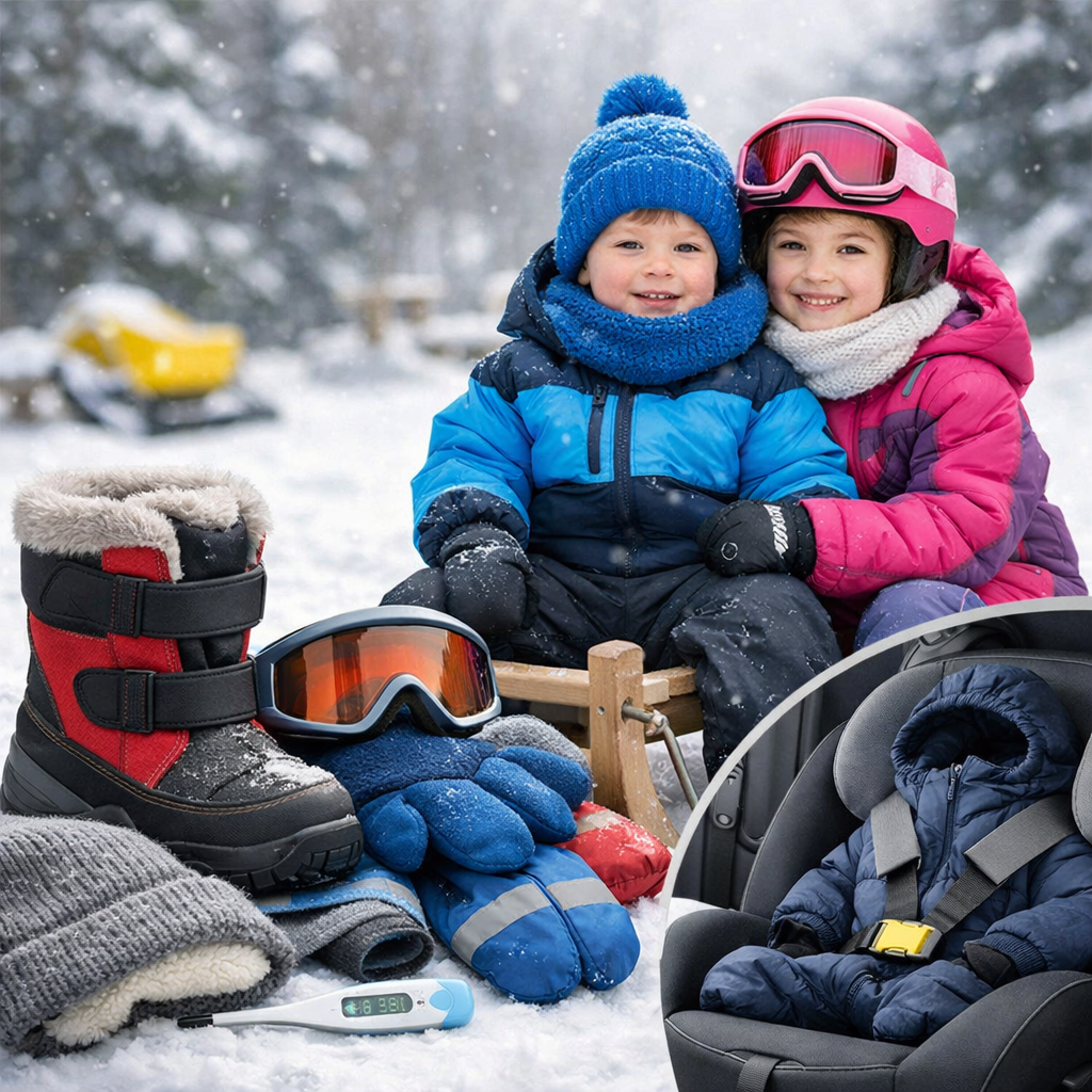 winter clothing safety for kids