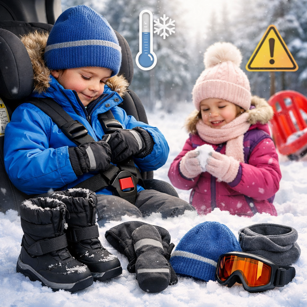 winter clothing safety for kids
