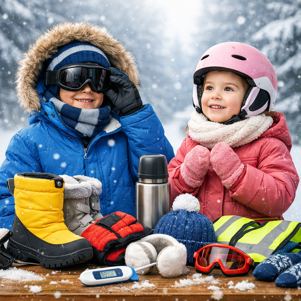 winter clothing safety for kids